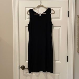 St John Black Knit Dress